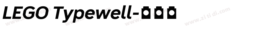 LEGO Typewell字体转换 LEGO Typewell字体转换